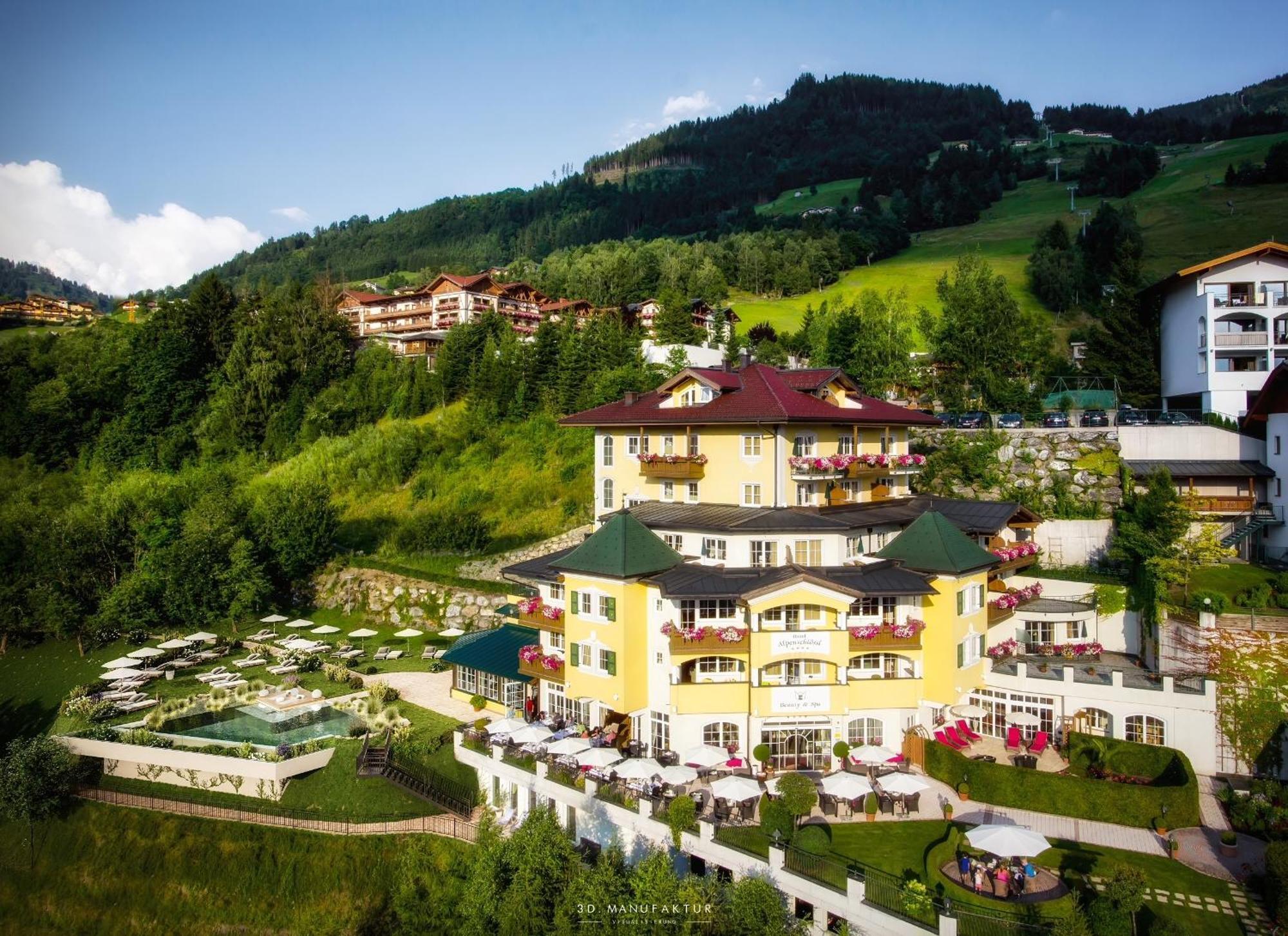 Hotel Alpenschloessl سانكت يوهان ايم بونغ المظهر الخارجي الصورة